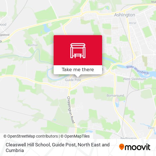 Cleaswell Hill School, Guide Post map