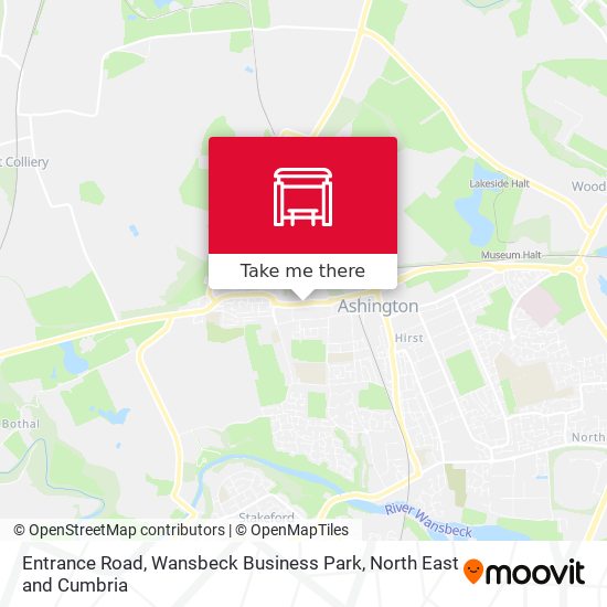 Entrance Road, Wansbeck Business Park map