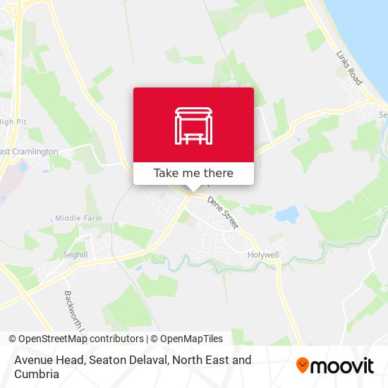 Avenue Head, Seaton Delaval map