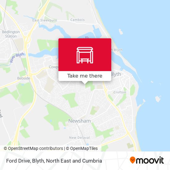 Ford Drive, Blyth map