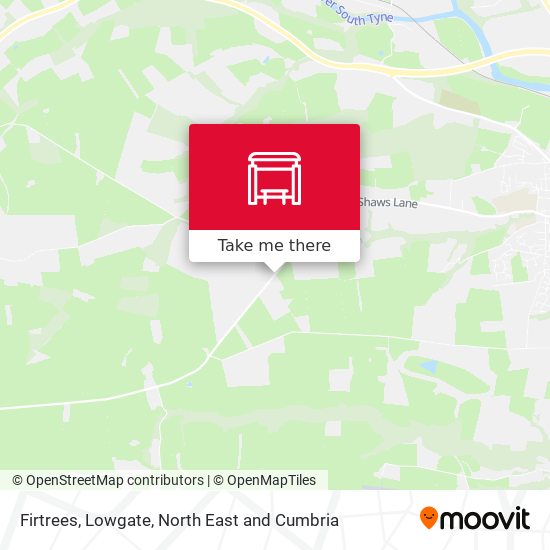 Firtrees, Lowgate map