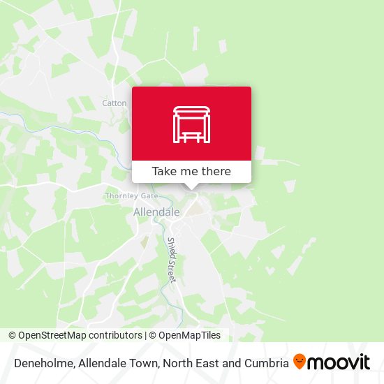 Deneholme, Allendale Town map