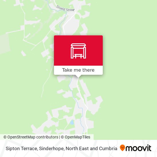 Sipton Terrace, Sinderhope map