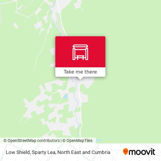 Low Shield, Sparty Lea map