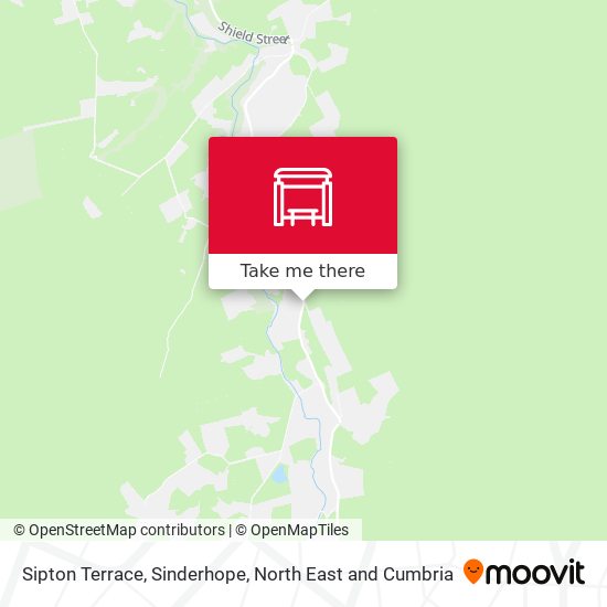 Sipton Terrace, Sinderhope map