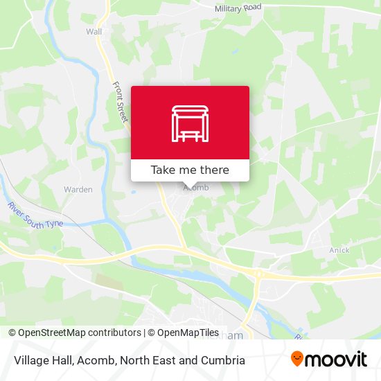 Village Hall, Acomb map