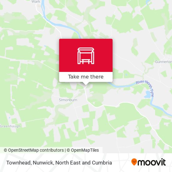 Townhead, Nunwick map
