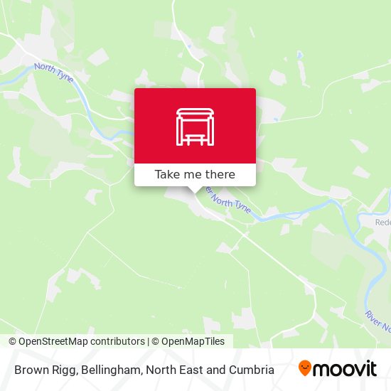Brown Rigg, Bellingham map
