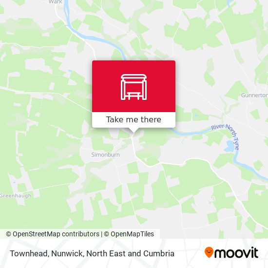 Townhead, Nunwick map