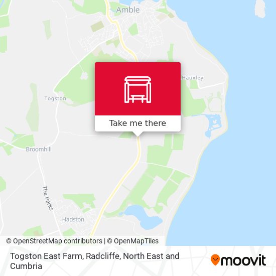 Togston East Farm, Radcliffe map