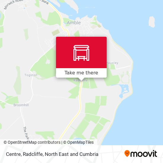 Centre, Radcliffe map