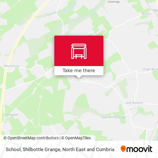 School, Shilbottle Grange map