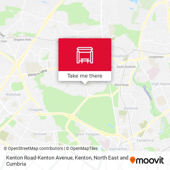 Kenton Road-Kenton Avenue, Kenton map