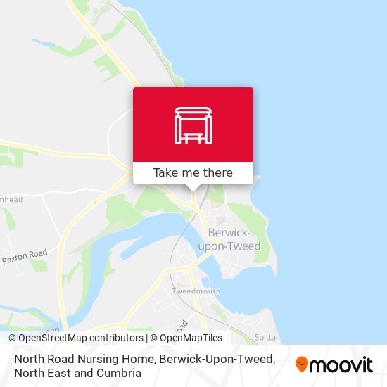 North Road Nursing Home, Berwick-Upon-Tweed map