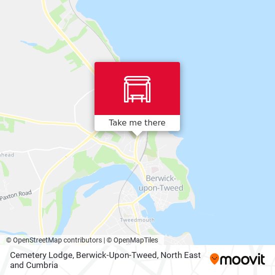 Cemetery Lodge, Berwick-Upon-Tweed map