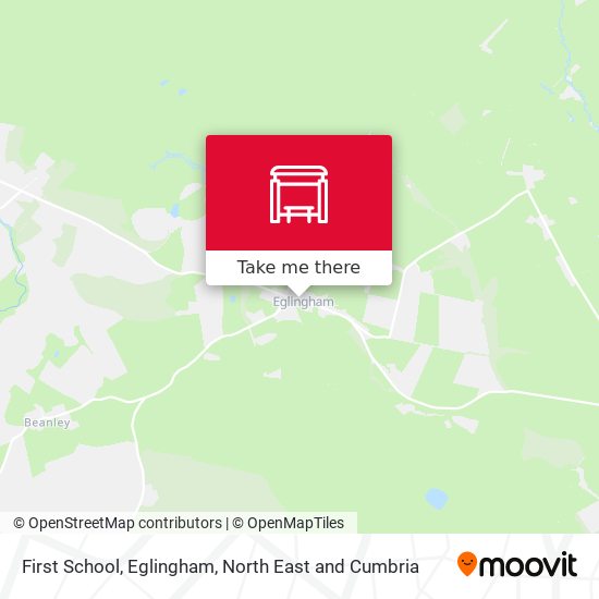 First School, Eglingham map
