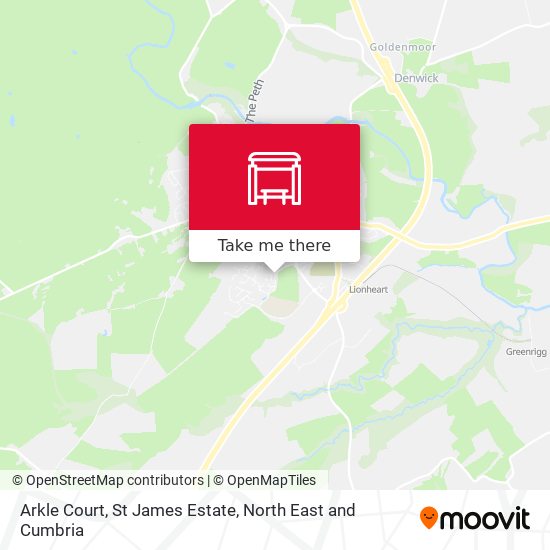 Arkle Court, St James Estate map