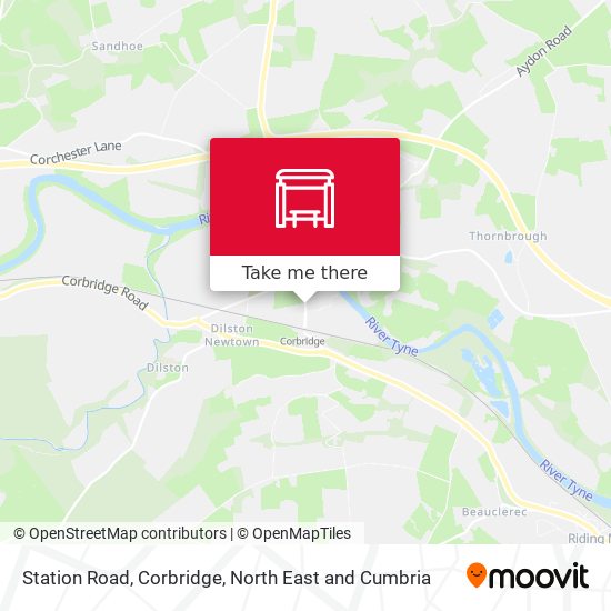 Station Road, Corbridge map
