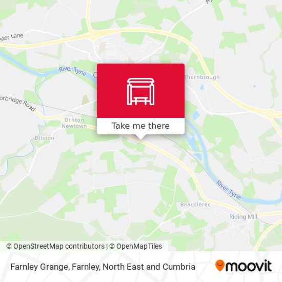 Farnley Grange, Farnley map