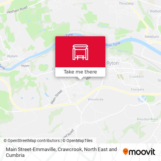 Main Street-Emmaville, Crawcrook map