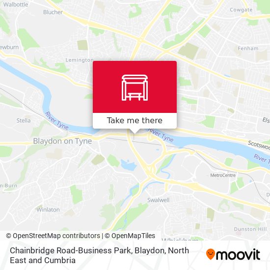 Chainbridge Road-Business Park, Blaydon map