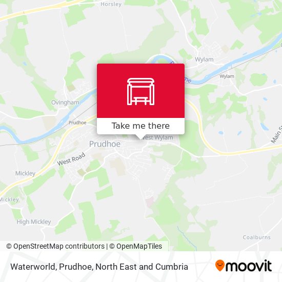 Waterworld, Prudhoe map