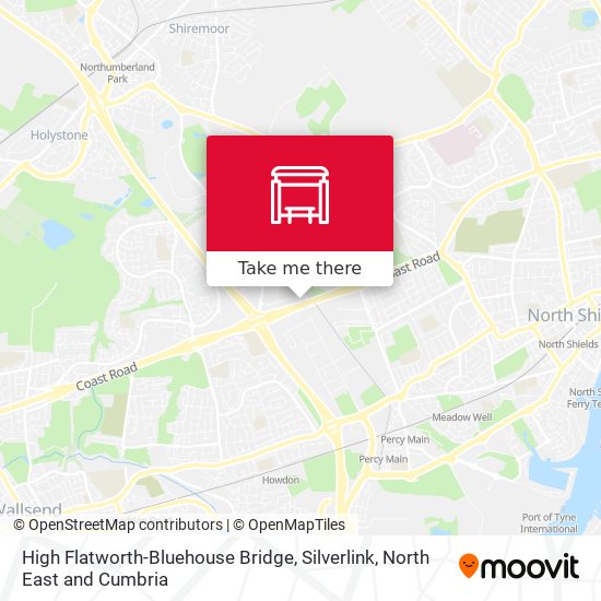 High Flatworth-Bluehouse Bridge, Silverlink map