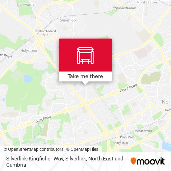 Silverlink-Kingfisher Way, Silverlink map