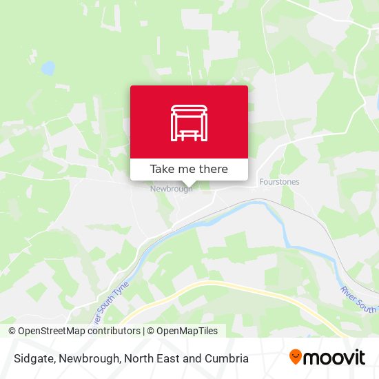 Sidgate, Newbrough map