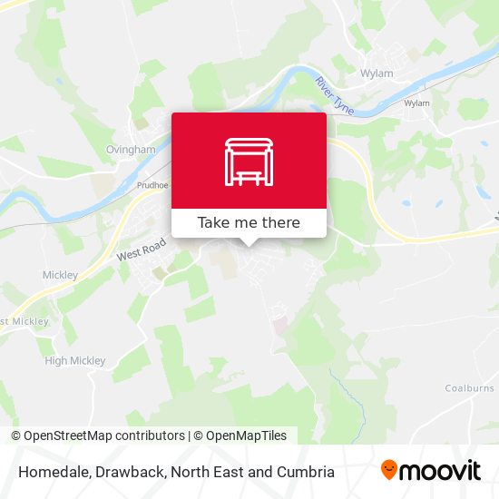 Homedale, Drawback map