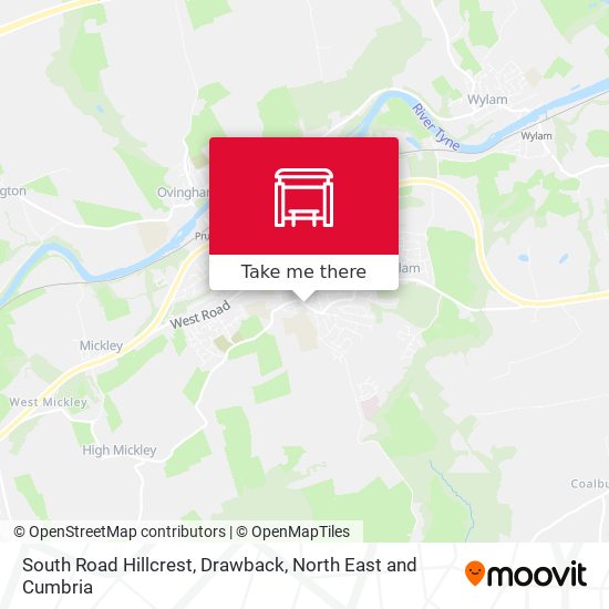 South Road Hillcrest, Drawback map