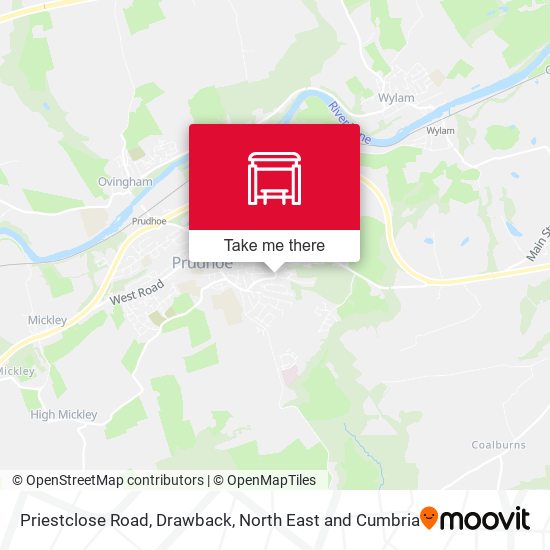 Priestclose Road, Drawback map