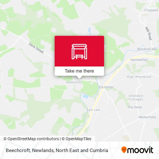 Beechcroft, Newlands map