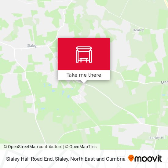 Slaley Hall Road End, Slaley map