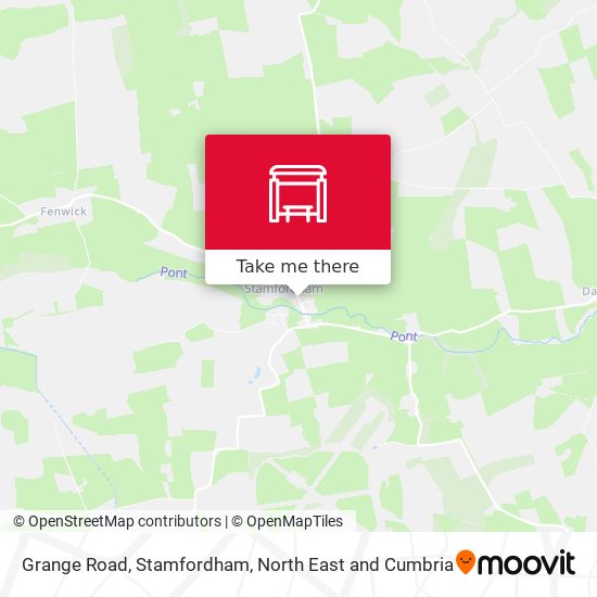 Grange Road, Stamfordham map