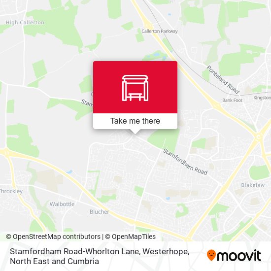 Stamfordham Road-Whorlton Lane, Westerhope map