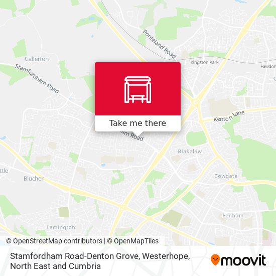 Stamfordham Road-Denton Grove, Westerhope map