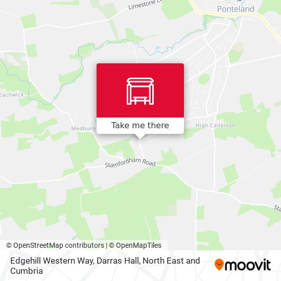 Edgehill Western Way, Darras Hall map