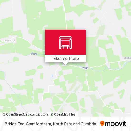 Bridge End, Stamfordham map