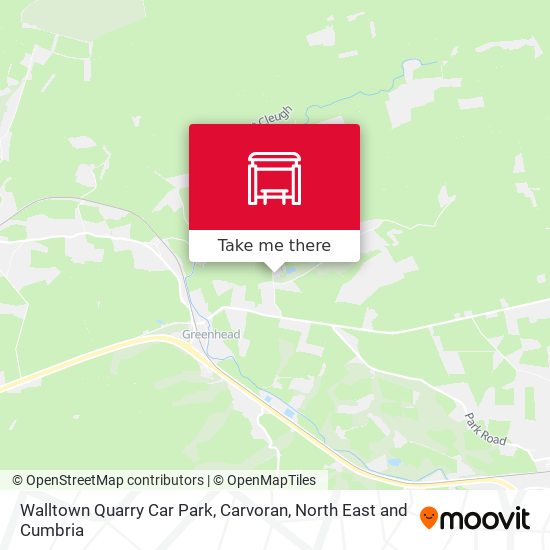 Walltown Quarry Car Park, Carvoran map