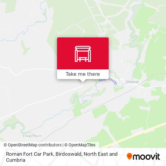 Roman Fort Car Park, Birdoswald map
