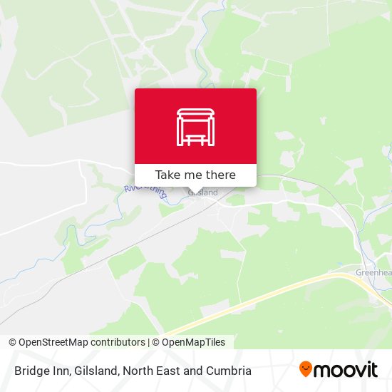 Bridge Inn, Gilsland map
