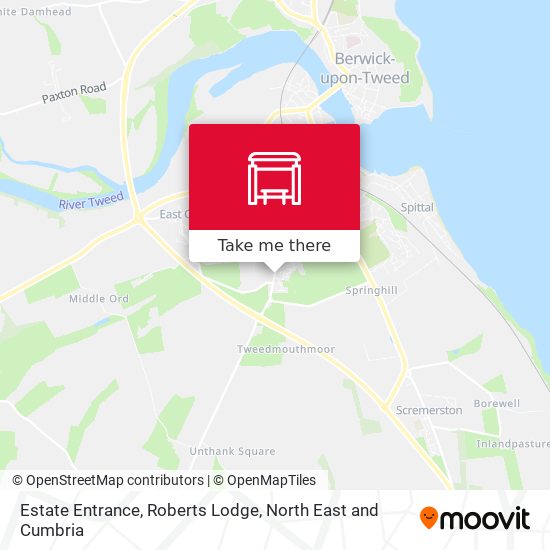 Estate Entrance, Roberts Lodge map