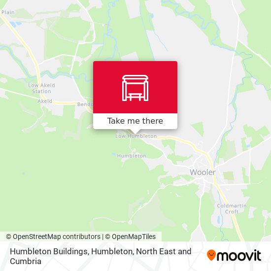 Humbleton Buildings, Humbleton map