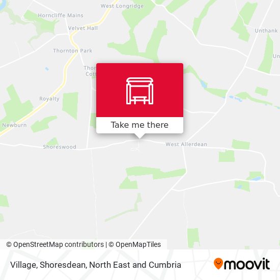 Village, Shoresdean map