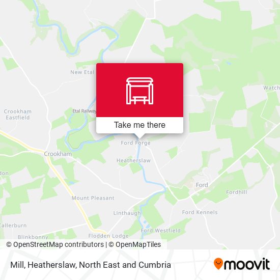 Mill, Heatherslaw map