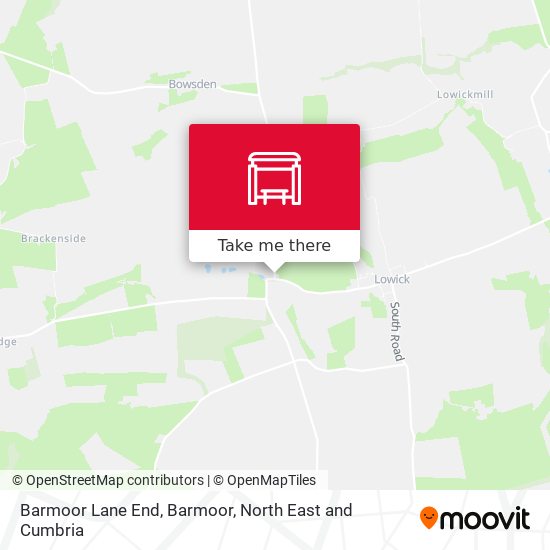 Barmoor Lane End, Barmoor map