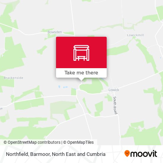 Northfield, Barmoor map