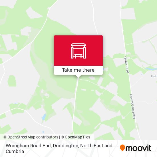 Wrangham Road End, Doddington map