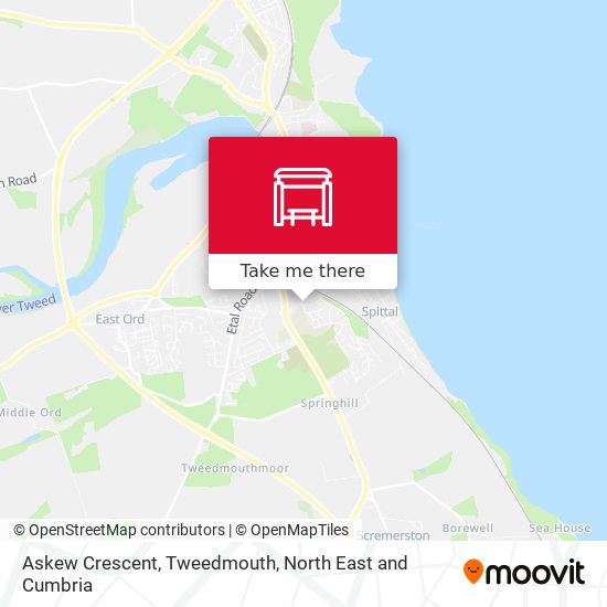 Askew Crescent, Tweedmouth map